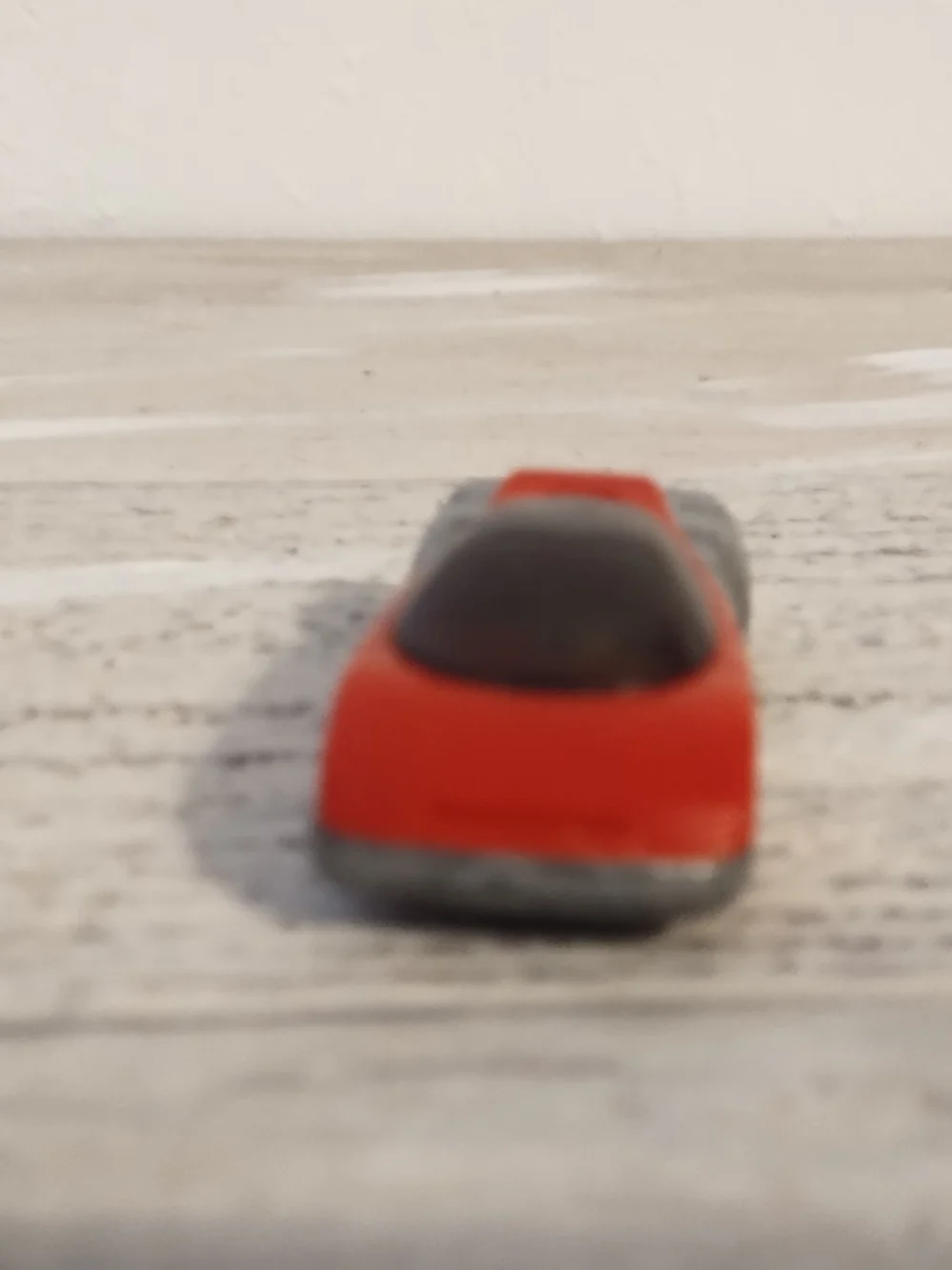 Hot Wheels Futuristic Red and Silver Space Car Loose Vintage 1988 Die cast metal